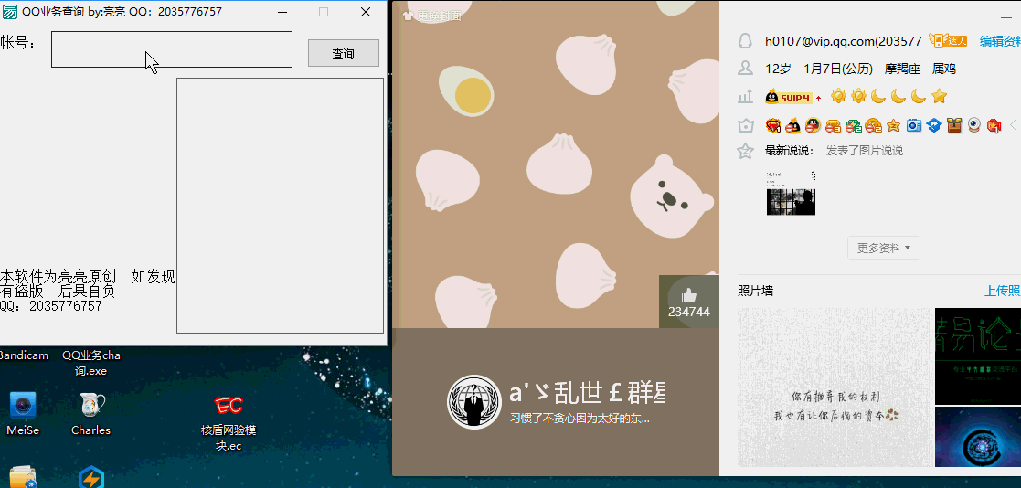 免密查任何人已开QQ业务源码-冯宝宝小站