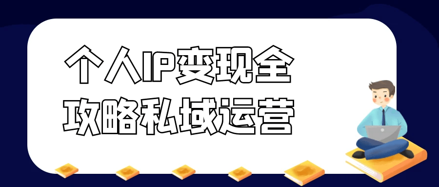 个人IP变现全攻略私域运营-冯宝宝小站