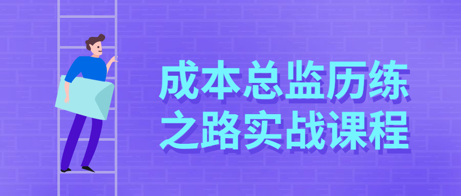 成本总监历练之路实战课程-冯宝宝小站