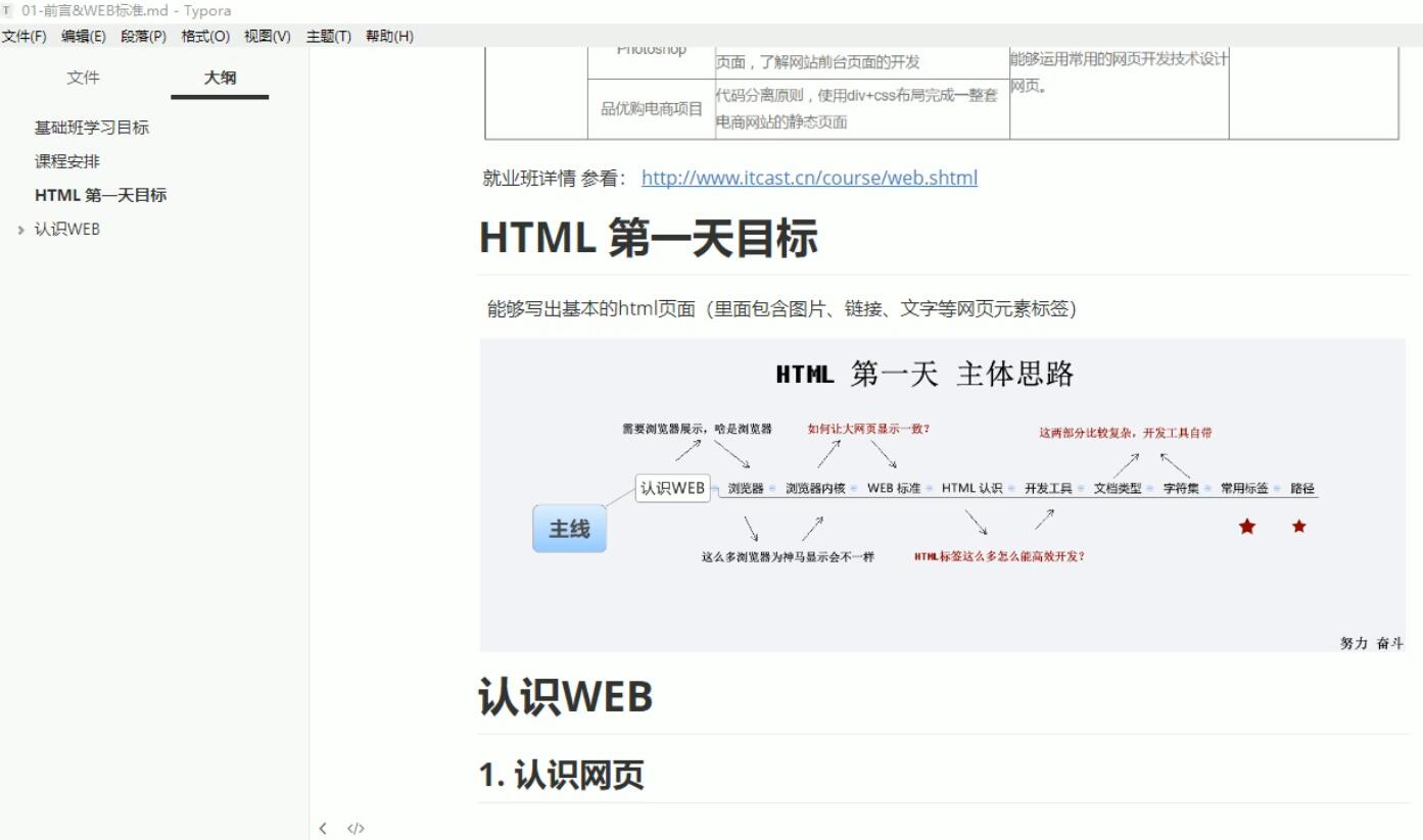 2019年黑马前端全栈就业教程-冯宝宝小站