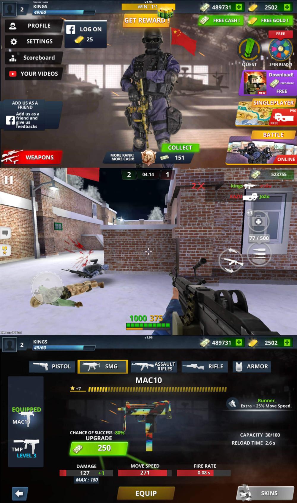 CSGO手机版 各类经典地图-冯宝宝小站