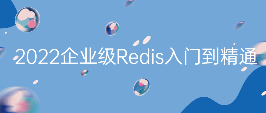 2022企业级Redis入门到精通-冯宝宝小站